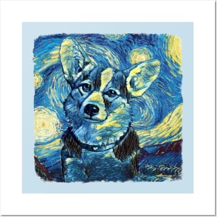 The Dog Van Gogh Style Posters and Art